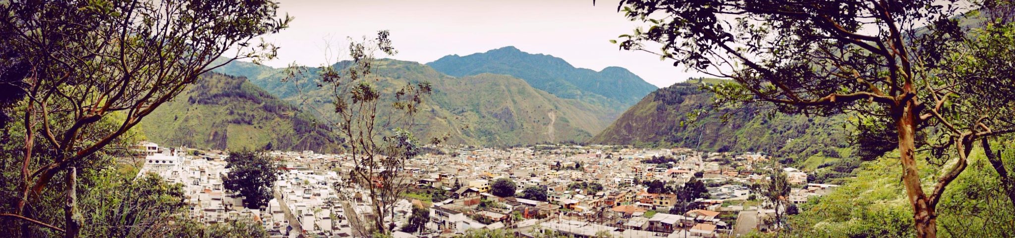 Banos Ecuador Panorama