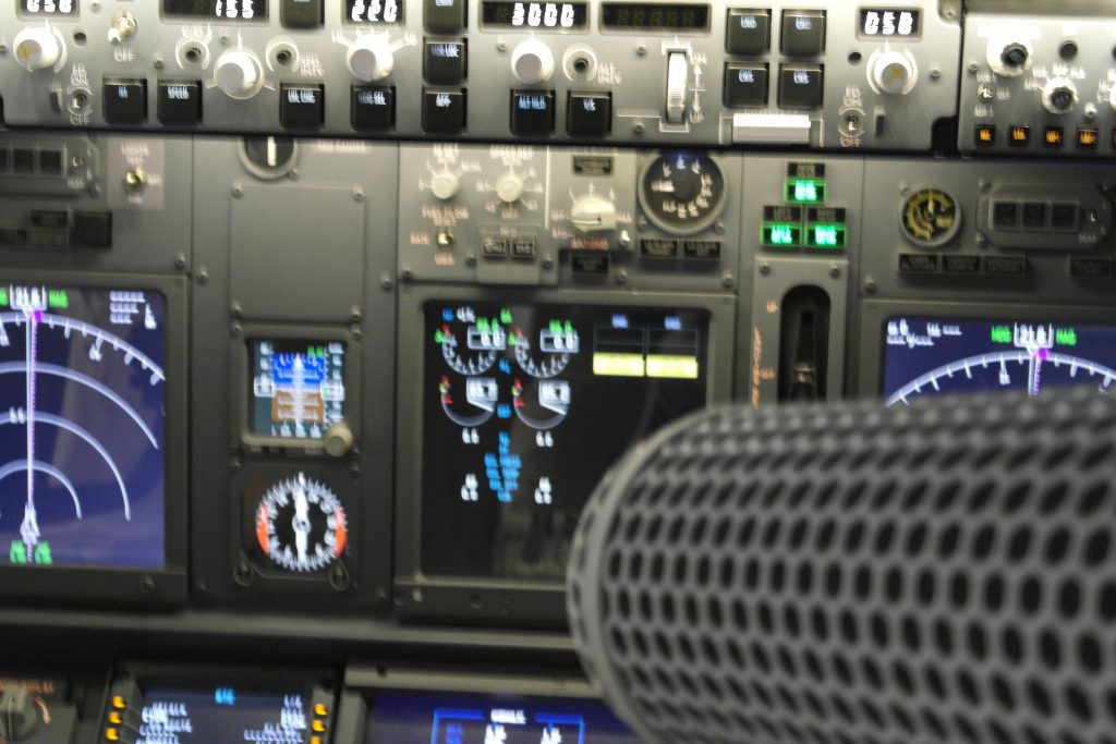 airplane control board